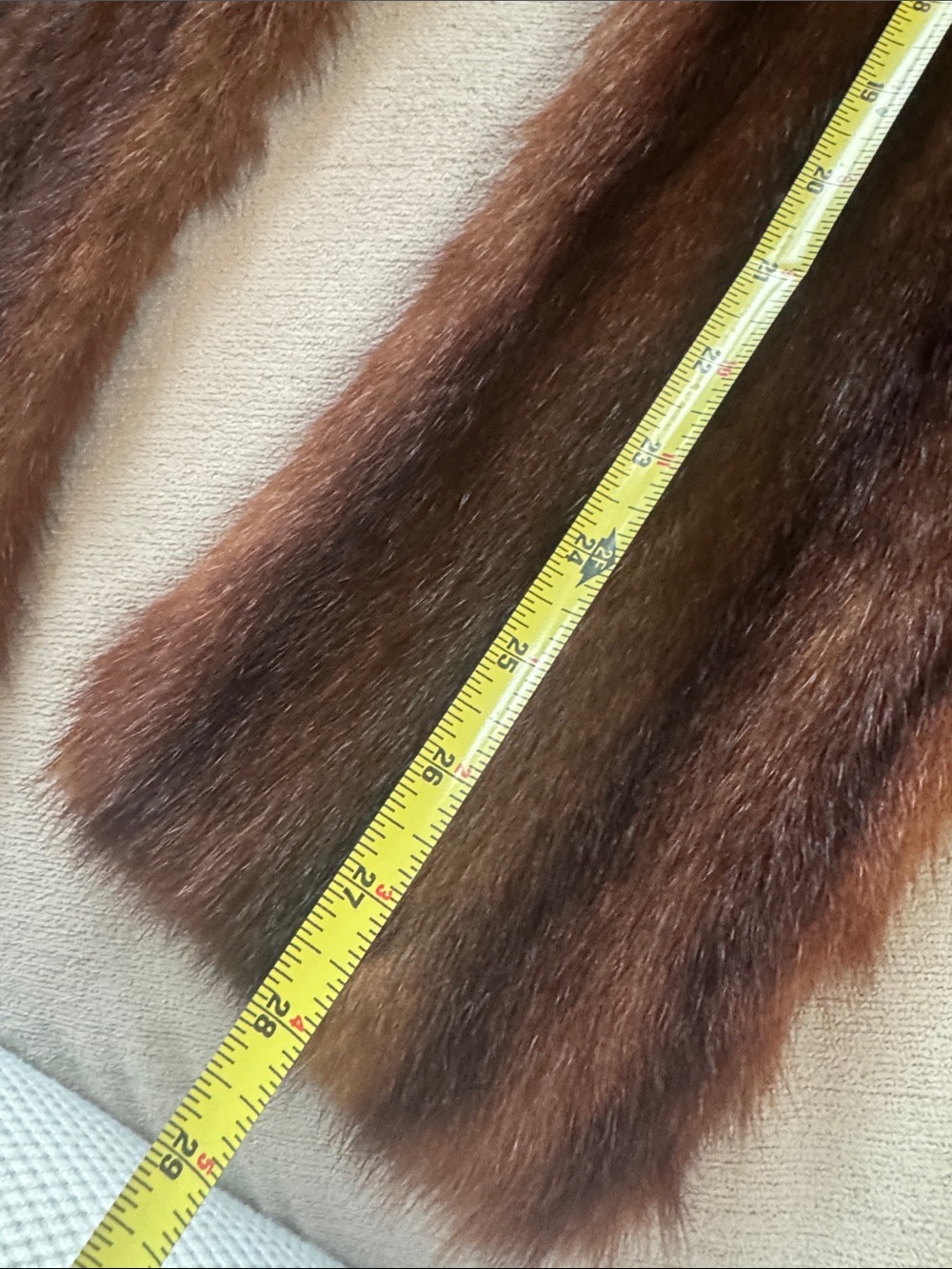 Vintage 50s 60s Mink Fur Shawl Wrap Topper Shrug - Picture 7 of 9